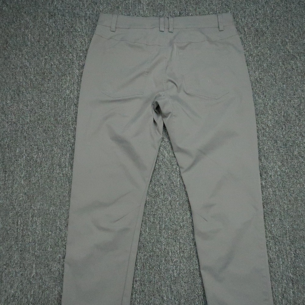 Myles Pants Mens Large Gray Performance 5 Pocket Technical Fabric Stretch 34x32 - Picture 5 of 12